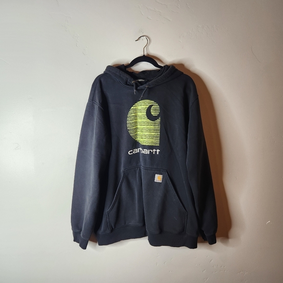 Carhartt Other - Carhartt Rain Defender Loose-Fit Midweight "C" Logo Hoodie Size XL